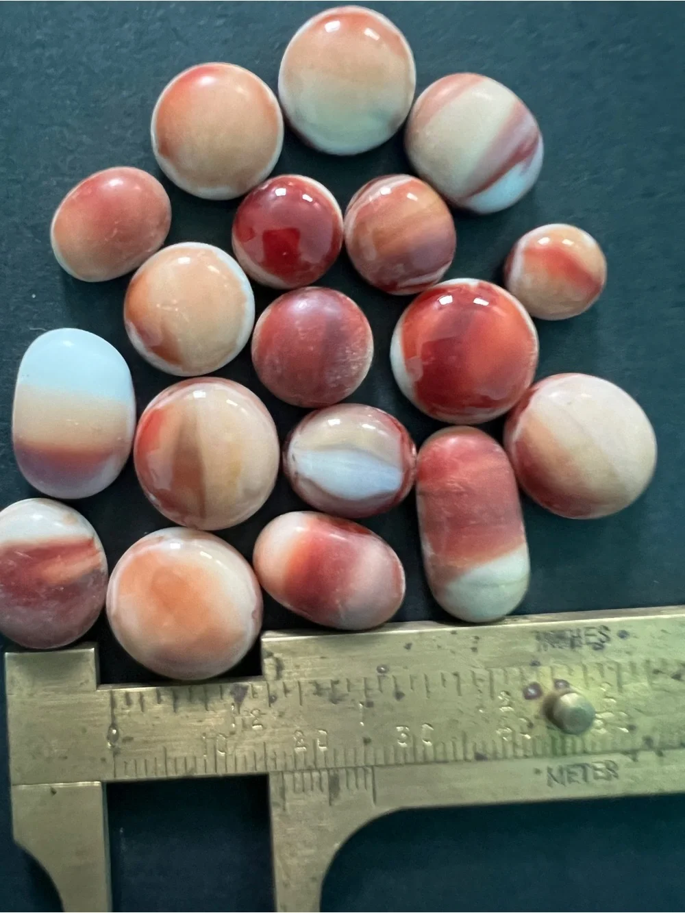 Cabochons Lot Neutral Earth Tones Jewelry Making Handmade Art Glass